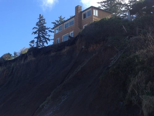 The house of concern at lighthouse beach