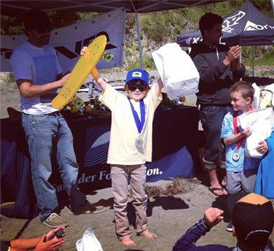 Brody Winger, stoked on his 1st place win!
